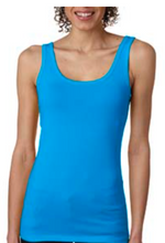 Load image into Gallery viewer, The Classic Baby Rib Tank - White Glitter Print