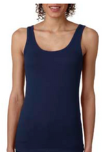 Load image into Gallery viewer, The Classic Baby Rib Tank - White Glitter Print