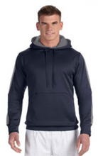 Load image into Gallery viewer, The Classic Colorblock - White Print Champion Hoodie