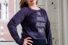 Load image into Gallery viewer, The Classic Hi-Lo Sweatshirt - Crystal Studs