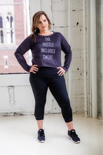 Load image into Gallery viewer, The Classic Hi-Lo Sweatshirt - Crystal Studs