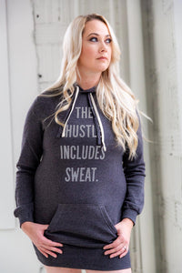 The Classic Hoodie Dress - Crystal Stones