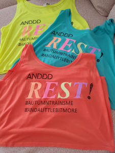 Anddd REST! - Autumn Cropped Tank